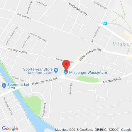 Kartenansicht Jantzon Tankstelle