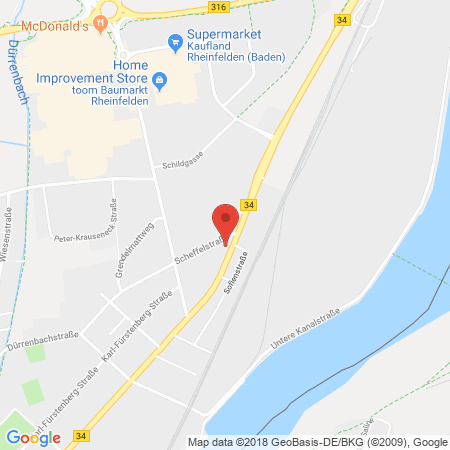 Kartenansicht K. + B. Gehring Tank-und Waschcenter OHG
