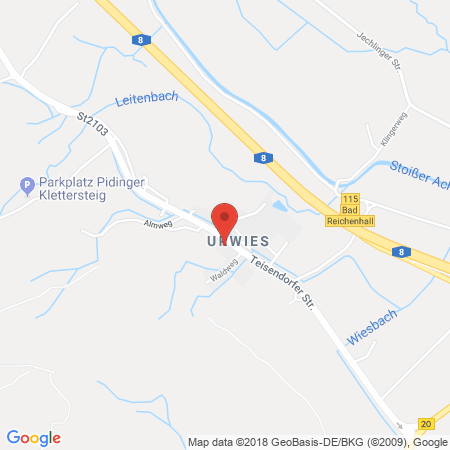 Kartenansicht BFT-Tankstelle Ostermeier