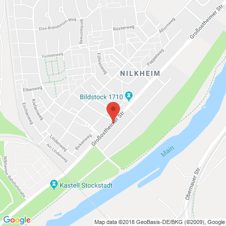 Kartenansicht OMV Tankstelle Aschaffenburg