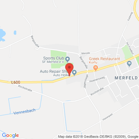 Kartenansicht Auto Hölker