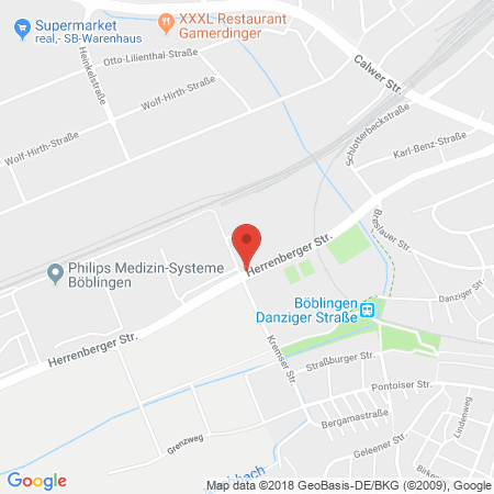 Kartenansicht Supermarkt-Tankstelle