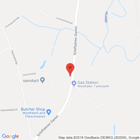 Kartenansicht Westfalen