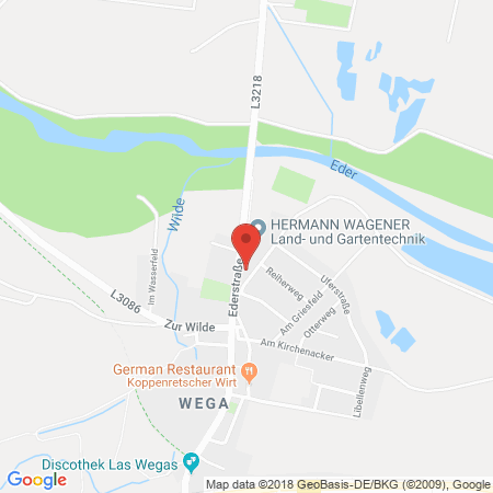 Kartenansicht Freie Tankstelle Wagner