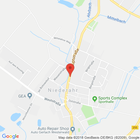 Kartenansicht Tankstelle Herschbach