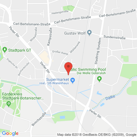 Kartenansicht T (Supermarkt TS)