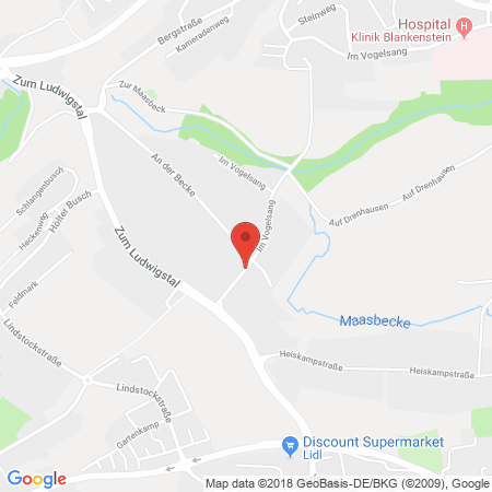 Kartenansicht Autohaus Hantke GmbH