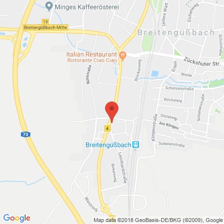 Kartenansicht freie Tankstelle