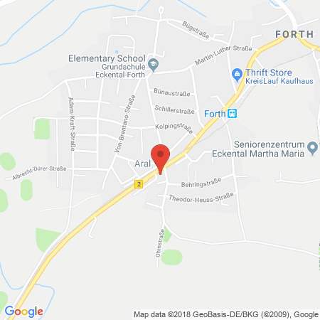 Kartenansicht ARAL