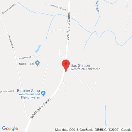 Kartenansicht Westfalen