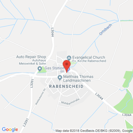 Kartenansicht BFT Tankstelle