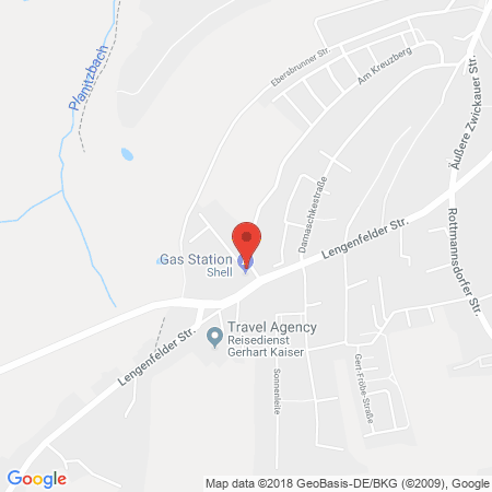 Kartenansicht Shell