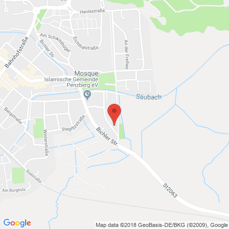 Kartenansicht Auto Nau, Subaru-Vertragshändler