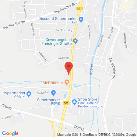 Kartenansicht OIL Tankstelle