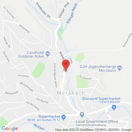 Kartenansicht ARAL