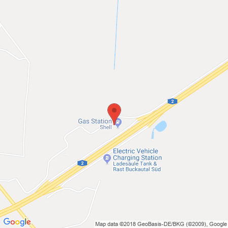 Kartenansicht Shell