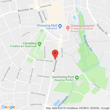 Kartenansicht Westfalen