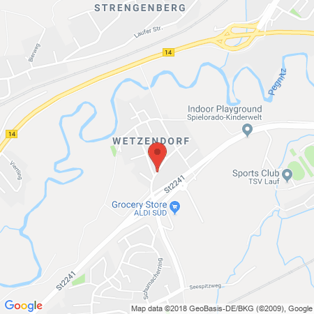 Kartenansicht Autohaus Leicht GmbH