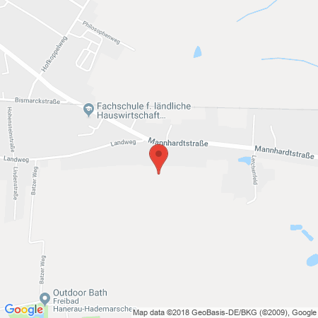 Kartenansicht Schillhorn Mineralöle GmbH Hanerau