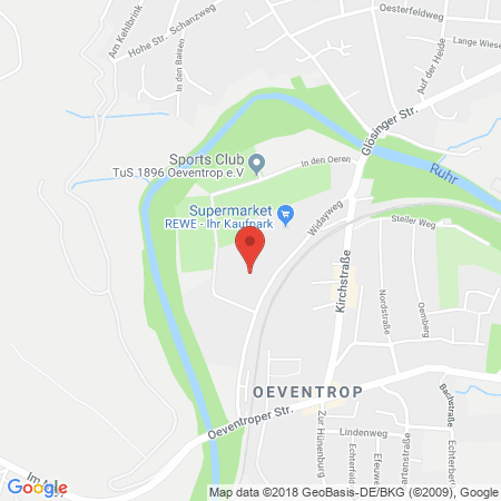 Kartenansicht Tankstelle Grüne