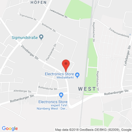 Kartenansicht Supermarkt-Tankstelle am real,- Markt