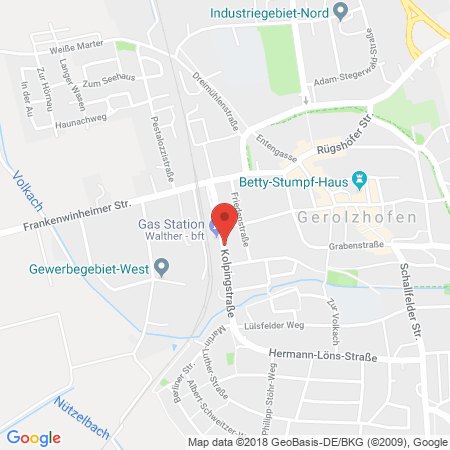 Kartenansicht bft-Tankstelle Walther
