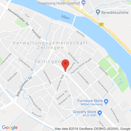 Kartenansicht bft-Tankstelle Walther