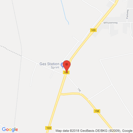 Kartenansicht Sprint SB Tankstelle