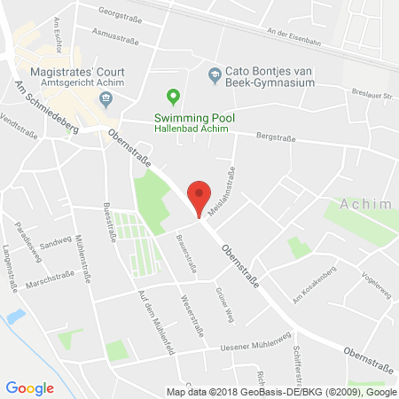 Kartenansicht OPEL-HAUS Autotreff GmbH & Co. KG