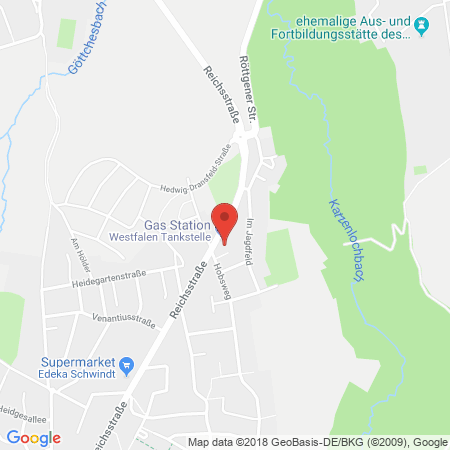 Kartenansicht Westfalen