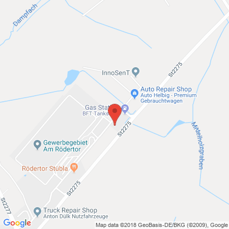 Kartenansicht Bft-Tankstelle Donnersdorf