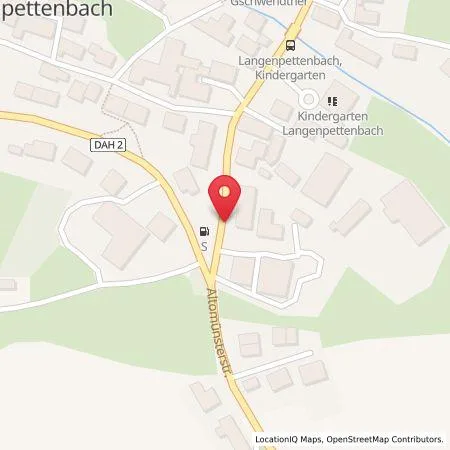 Karte S-TANK Langenpettenbach