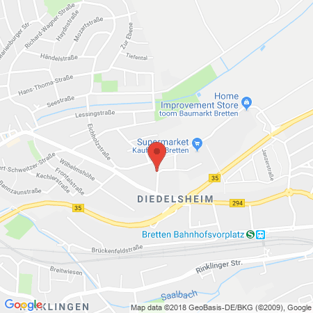 Kartenansicht Supermarkt