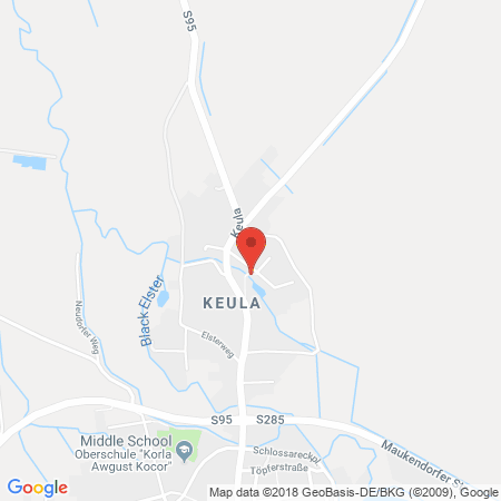 Kartenansicht Firma Christian Glas