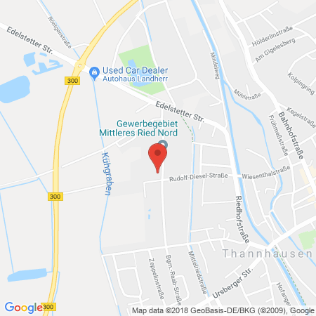 Kartenansicht V-Markt Thannhausen