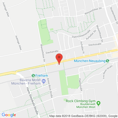 Kartenansicht Bavaria Petrol