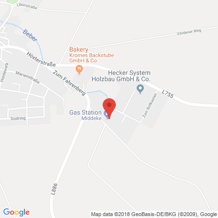 Kartenansicht Freie Tankstelle