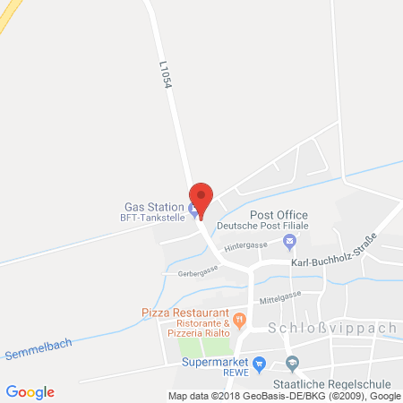 Kartenansicht BFT-Tankstelle Frank Münch