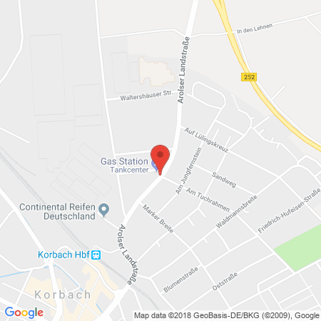 Kartenansicht Tankcenter