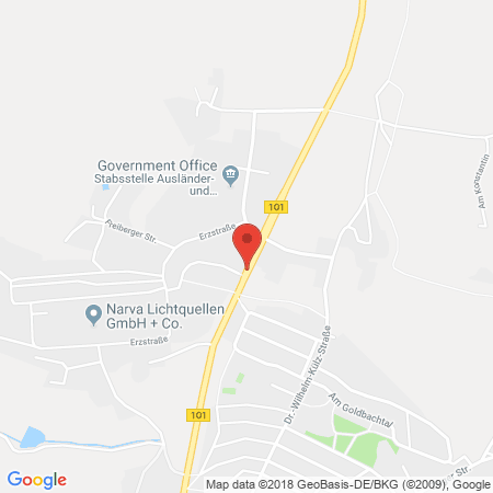 Kartenansicht Peugeot-Autohaus Kaden