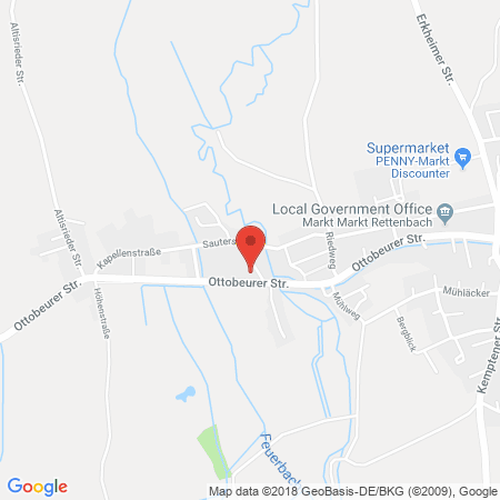 Kartenansicht Bk- Tankstelle Koller