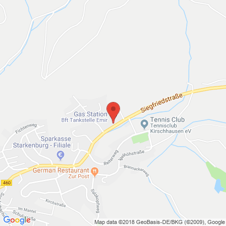 Kartenansicht BFT Tankstelle Emir