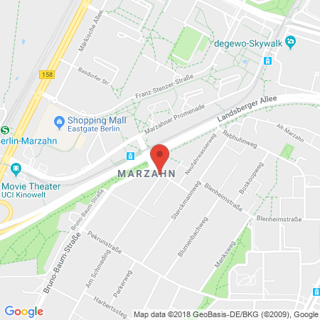 Kartenansicht Flüssiggasvertrieb Marzahn, Inh. Frank Kelch