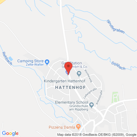 Kartenansicht BFT Seng, Hattenhof