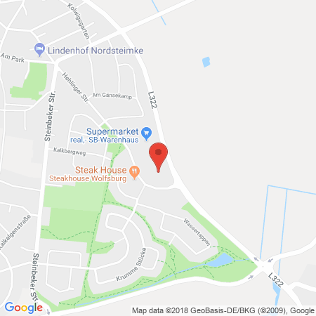 Kartenansicht Supermarkt-Tankstelle am real,- Markt