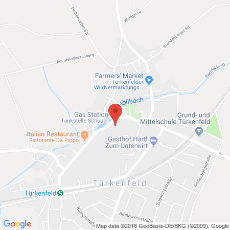 Kartenansicht Tankstelle Schauer Stefanie