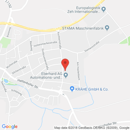 Kartenansicht freie Tankstelle