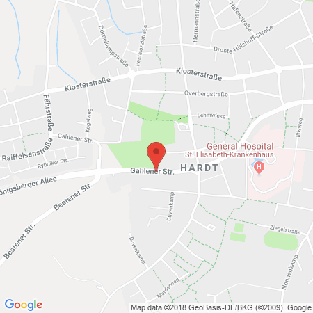 Kartenansicht Westfalen-Tankstelle
