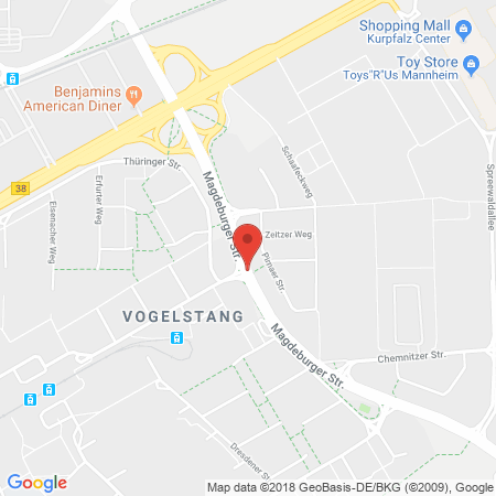Kartenansicht HEM Tankstelle