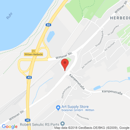 Kartenansicht EK Fahrzeugtechnik GmbH